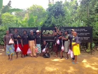 women in the surrounding villages of Mefou Primate Sanctuary