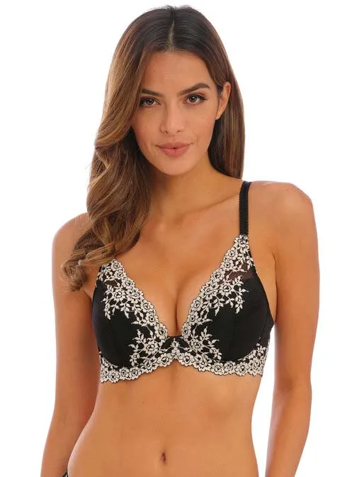Embrace Lace - Black - Plunge Bra