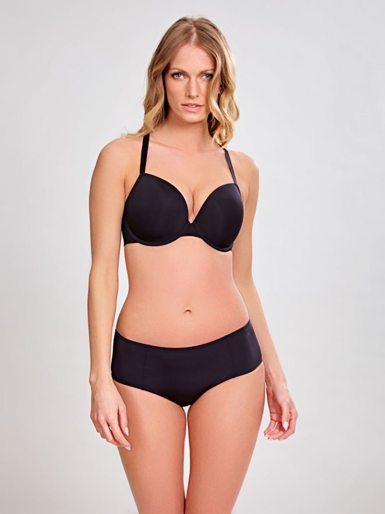 Porcelain Elan Moulded Plunge Bra by 