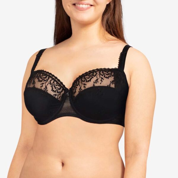 Chantelle Every Curve Black Covering Half Cup Bra