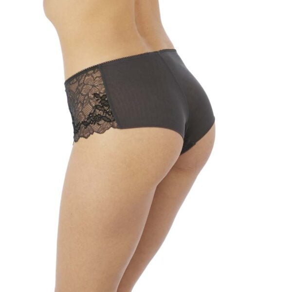 Lace Perfection Charcoal Short Rear