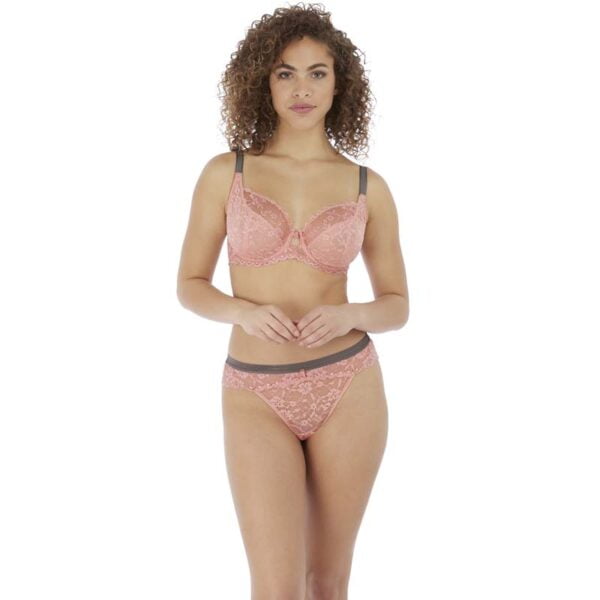 offbeat rosehip uw side support and braz thong