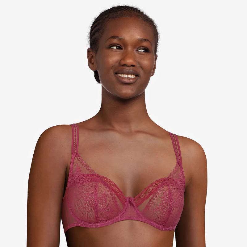 Passionata by Chantelle Maddie Bra Half Cup Memory Cup Moulded Bras  Lingerie Dusky Pink at  Women's Clothing store