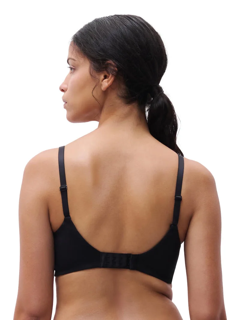 Easy Bliss Non Wired T-shirt Bra by Chantelle Easy Feel - Black - rear