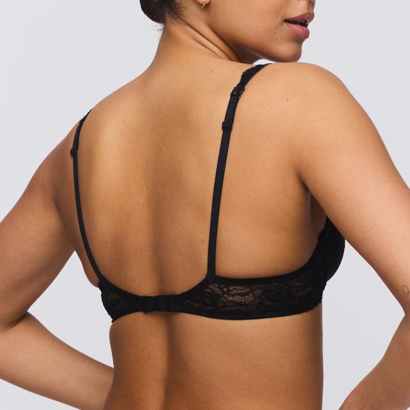 Marie Jo - Cyrile - black - padded bra heartshape - rear