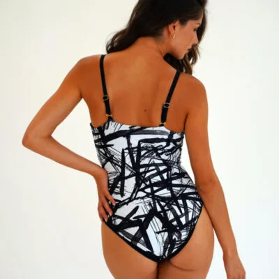 Kylie Reversible Underwired Swimsuit by Moontide Swim