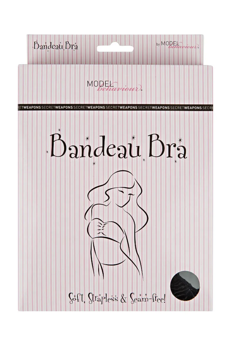 Bandeau Bra by Secret Weapons – SW-037 - black