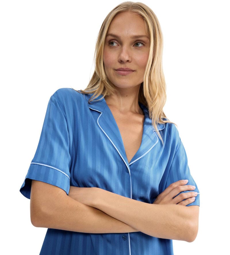 Amourette Jacquard NDW SSL Nightshirt by Triumph - Ciel