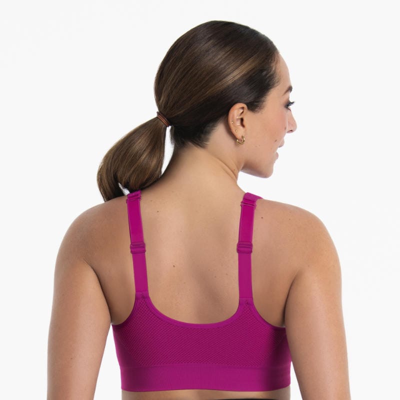 Easymove Zip Sports Bra by Anita Active - Candy Pink - pic 2
