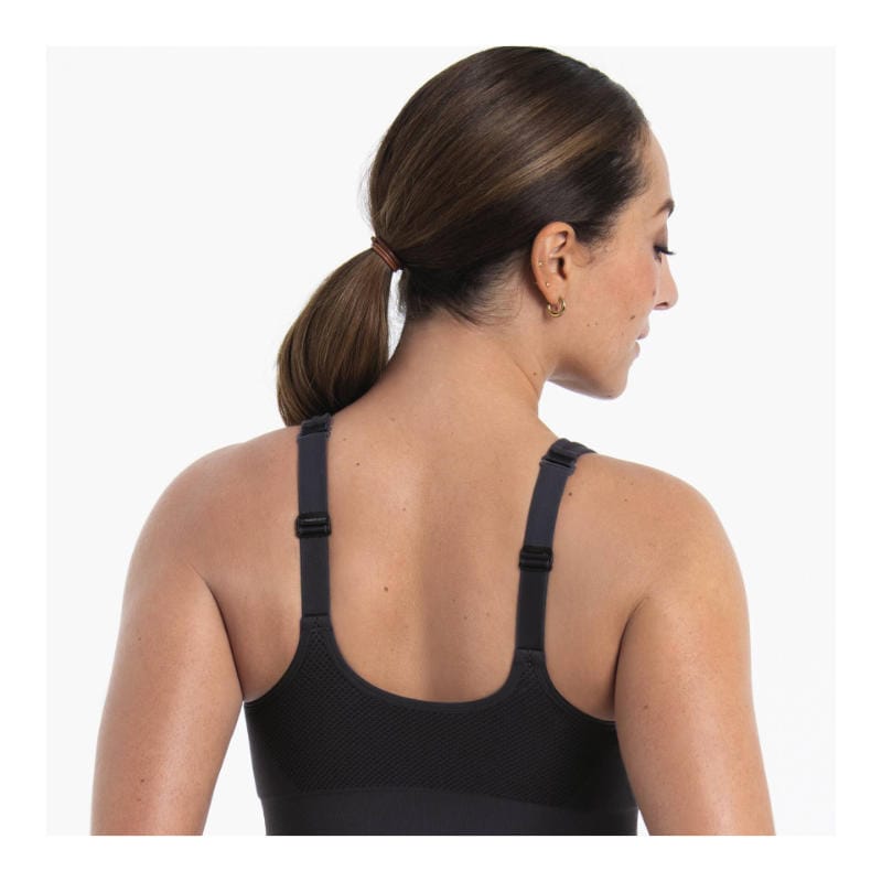 Easymove Zip Sports Bra by Anita Active - Carbon Grey - pic 2