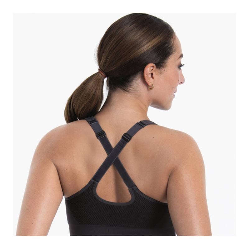 Easymove Zip Sports Bra by Anita Active - Carbon Grey - pic 3