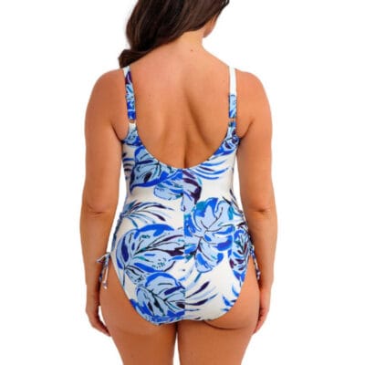 Kefalonia Underwired Twist Front Swimsuit with Adjustable Leg by Fantasie Swim