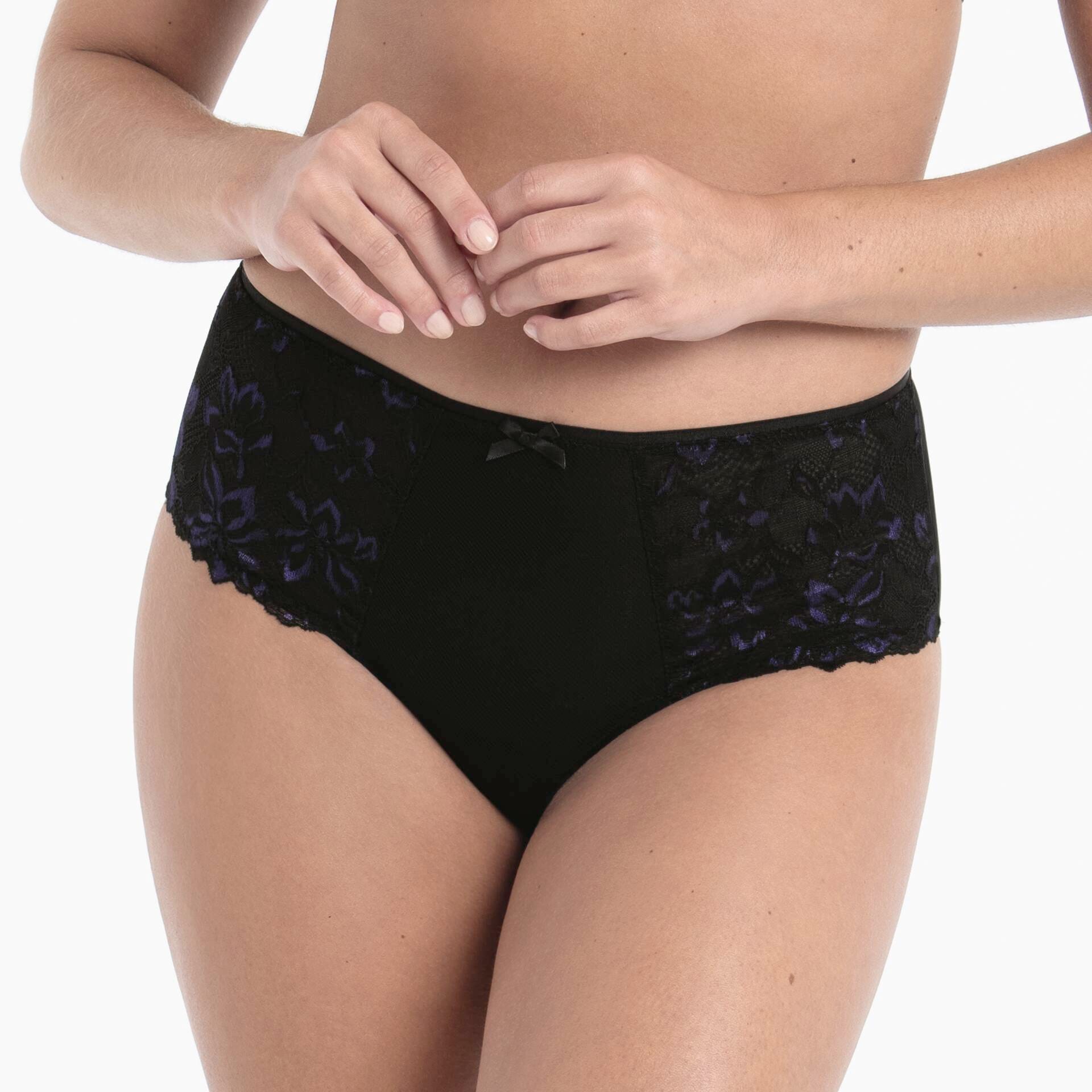 Suzette High Waist Brief Plus by Anita Rosa Faia - black - front