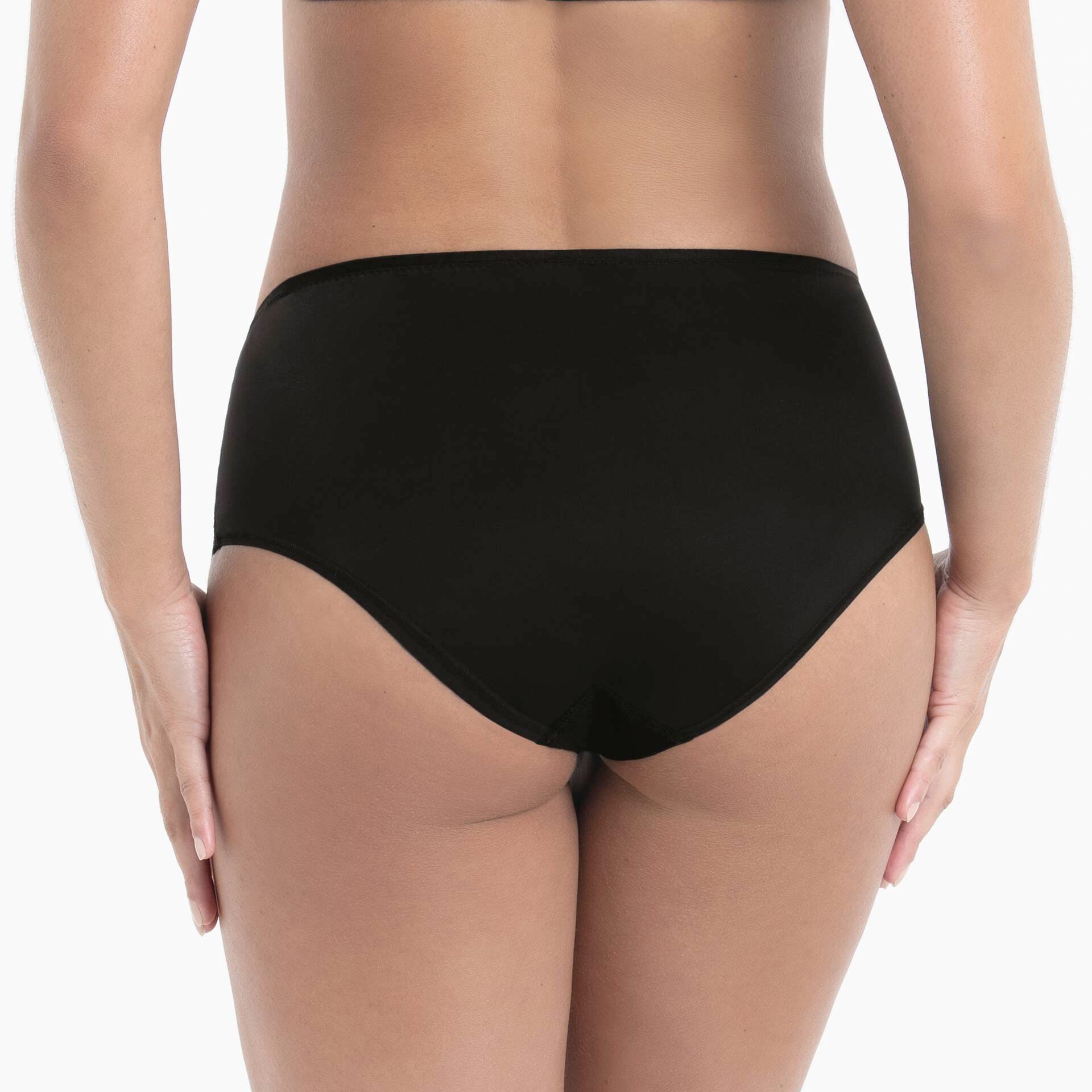 Suzette High Waist Brief Plus by Anita Rosa Faia - black - rear