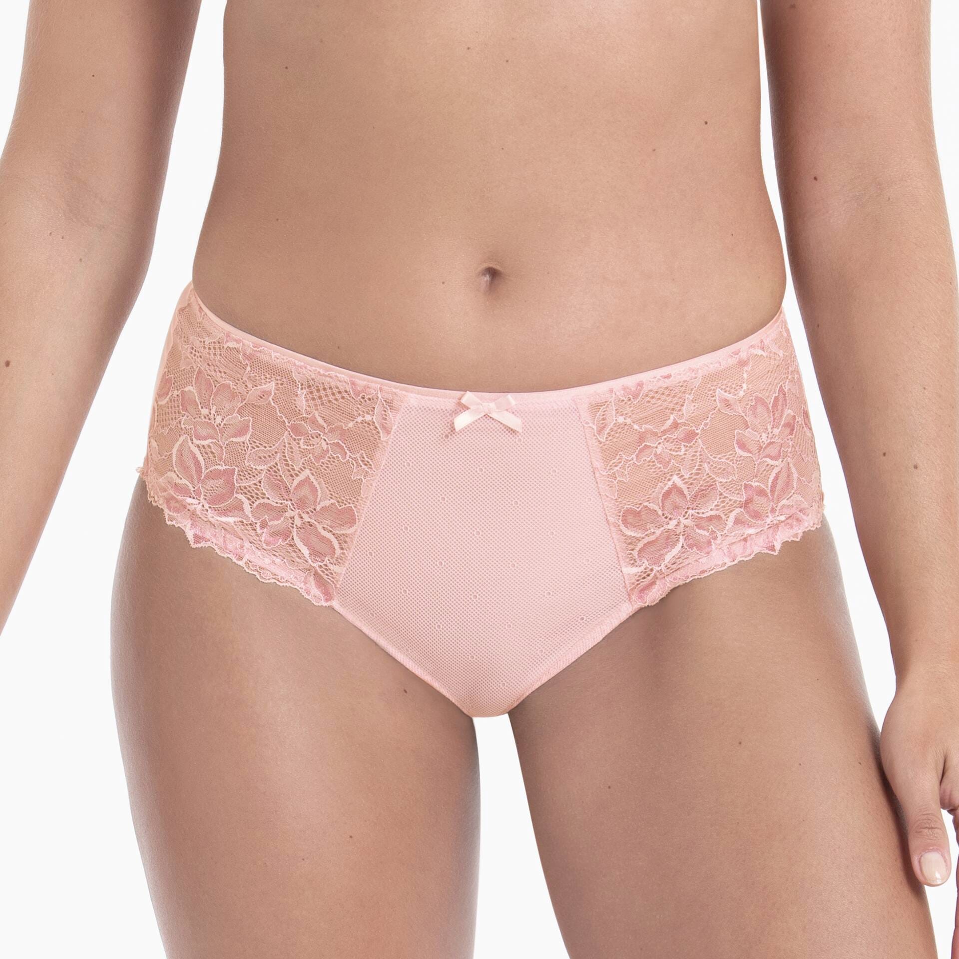 Suzette High Waist Brief Plus by Anita Rosa Faia - wild rose - front