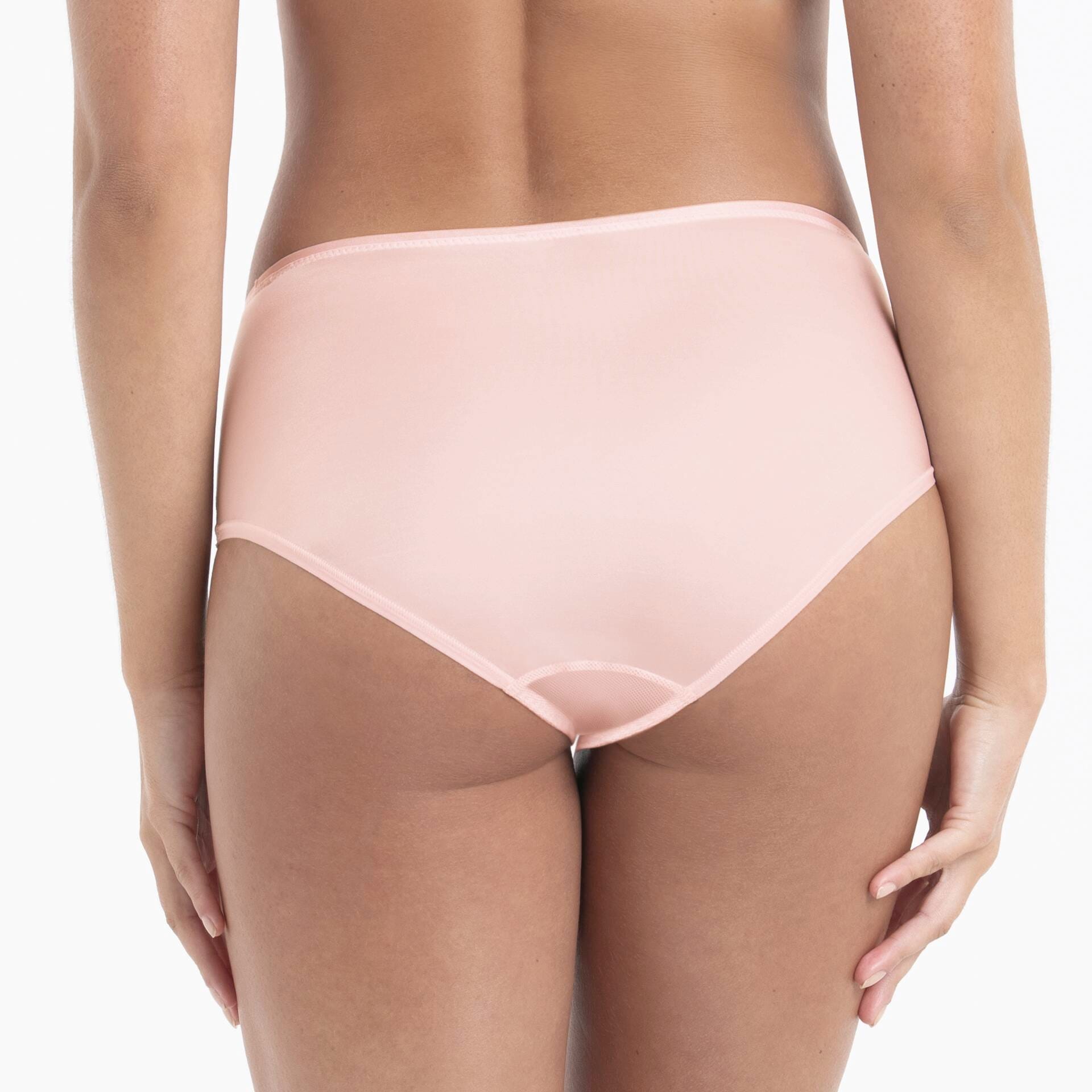 Suzette High Waist Brief Plus by Anita Rosa Faia - wild rose - rear