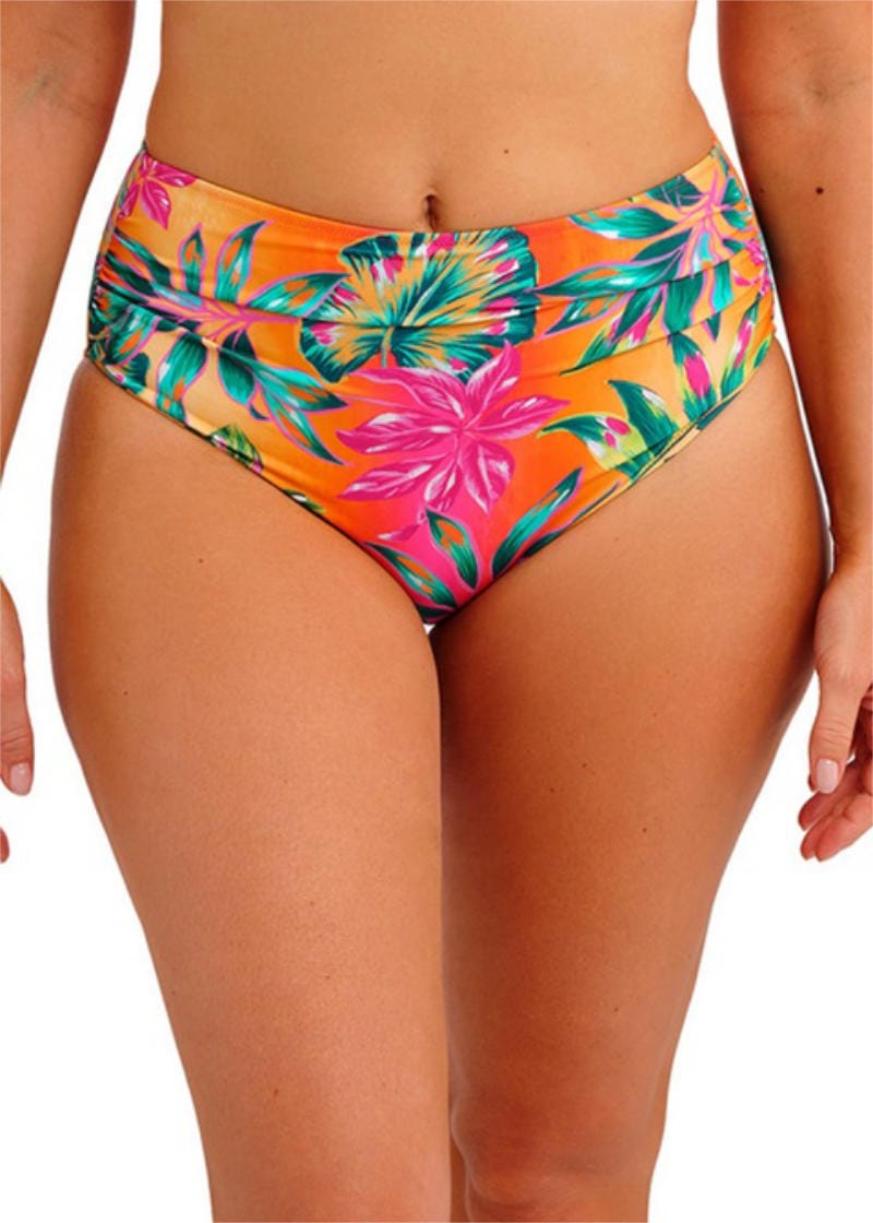 Sunset Reef Full Bikini Brief by Fantasie Swim - front