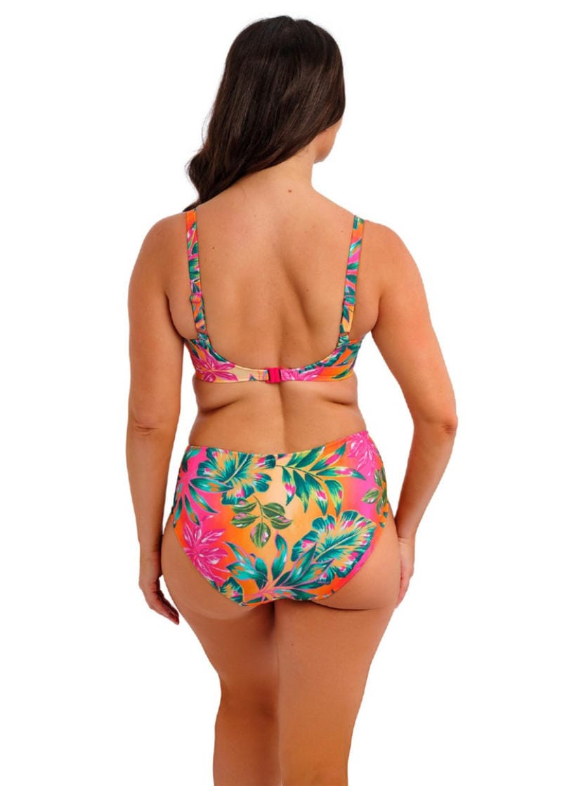 Sunset Reef Full Bikini Brief by Fantasie Swim - rear