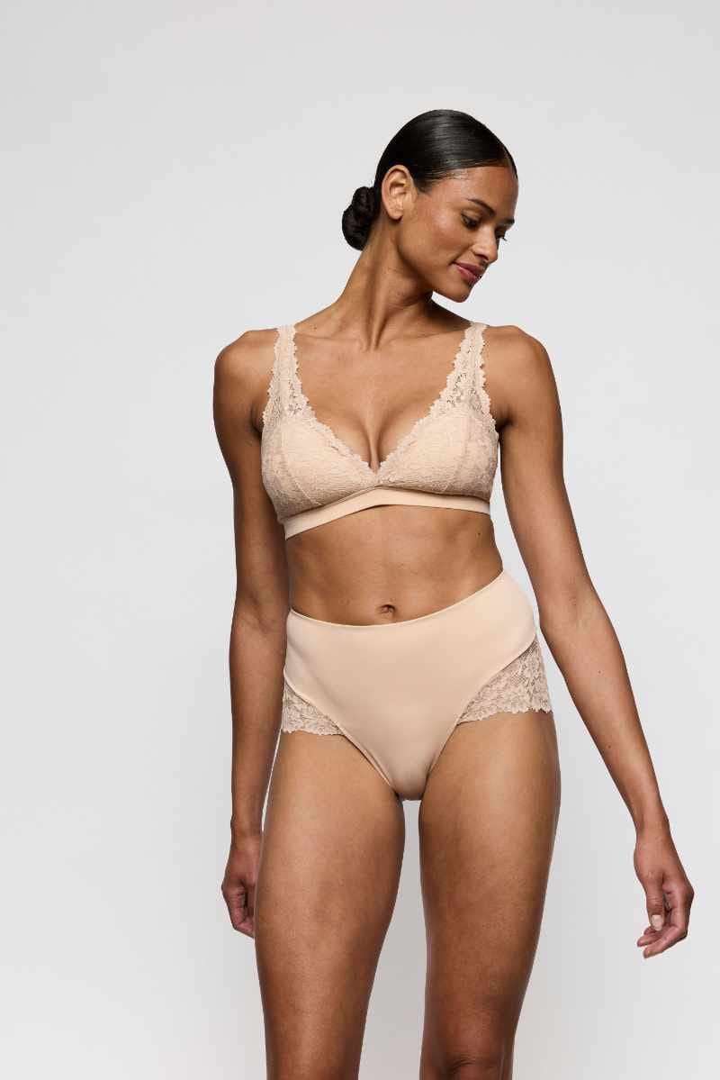 Soft Studio Non Wired Padded Bralette by Marie Jo - Latte - front
