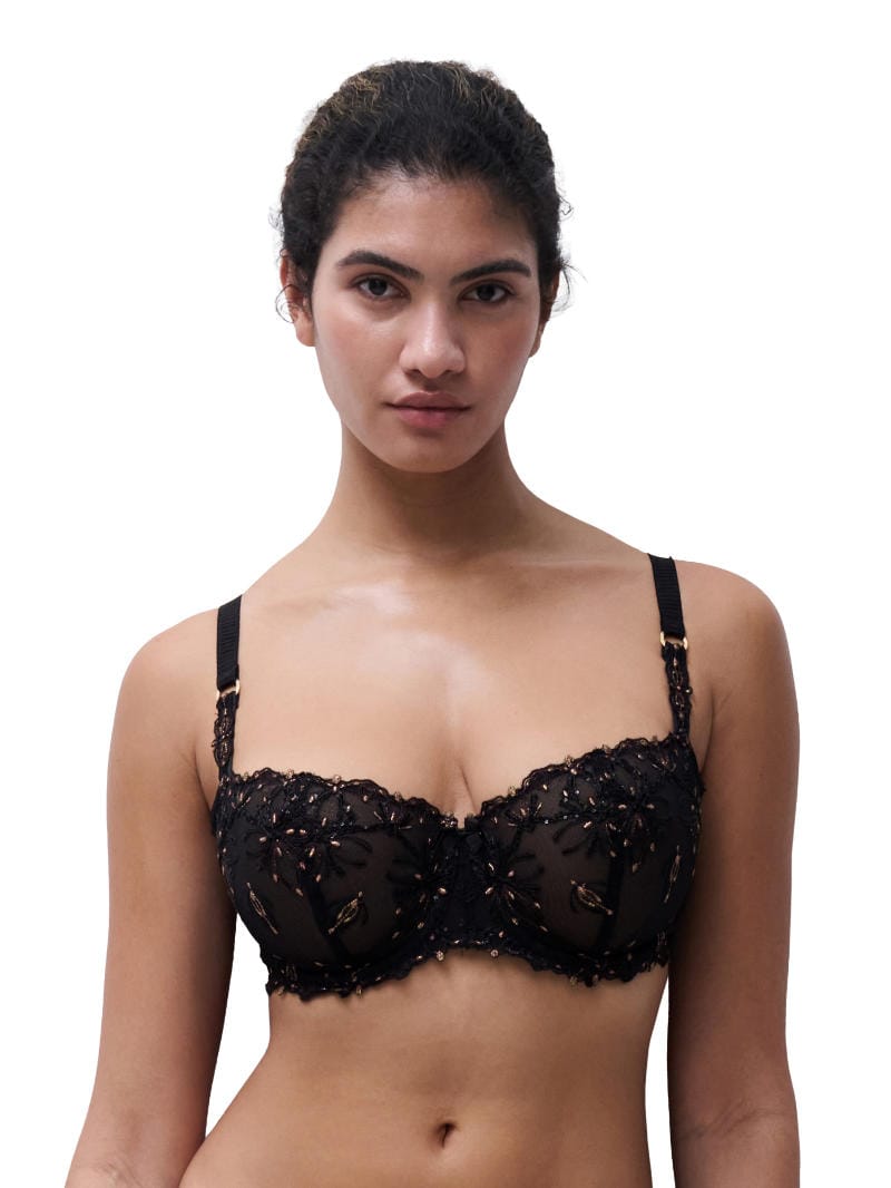 Champs Elysees - Dazzling Black - balcony bra